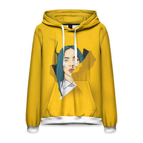 Мужская толстовка 3D с принтом Billie Eilish в городе Новоалтайск, 100% полиэстер | двухслойный капюшон со шнурком для регулировки, мягкие манжеты на рукавах и по низу толстовки, спереди карман-кенгуру с мягким внутренним слоем. | bad | billie | boy | boys | eilish | girl | girls | music | pop | rap | sad | trend | билли | грустно | девочка | девочки | девушка | мальчик | музыка | поп | рэп | тренд | эйлиш