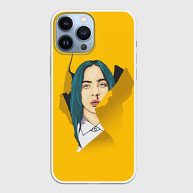 Чехол для iPhone 13 Pro Max с принтом Billie Eilish в городе Новоалтайск,  |  | Тематика изображения на принте: bad | billie | boy | boys | eilish | girl | girls | music | pop | rap | sad | trend | билли | грустно | девочка | девочки | девушка | мальчик | музыка | поп | рэп | тренд | эйлиш