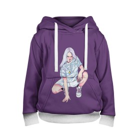 Детская толстовка 3D с принтом Billie Eilish в городе Новоалтайск, 100% полиэстер | двухслойный капюшон со шнурком для регулировки, мягкие манжеты на рукавах и по низу толстовки, спереди карман-кенгуру с мягким внутренним слоем | bad | billie | boy | boys | eilish | girl | girls | music | pop | rap | sad | trend | билли | грустно | девочка | девочки | девушка | мальчик | музыка | поп | рэп | тренд | эйлиш