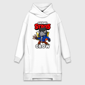 Платье-худи хлопок с принтом BRAWL STARS CROW в городе Новоалтайск,  |  | brawl stars | brawl stars crow | brawler | crow | бравл старз | бравлер | ворон