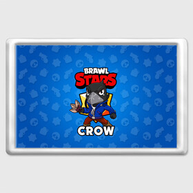 Магнит 45*70 с принтом BRAWL STARS CROW в городе Новоалтайск, Пластик | Размер: 78*52 мм; Размер печати: 70*45 | Тематика изображения на принте: brawl stars | brawl stars crow | brawler | crow | бравл старз | бравлер | ворон