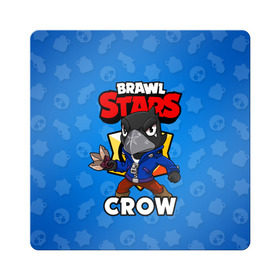 Магнит виниловый Квадрат с принтом BRAWL STARS CROW в городе Новоалтайск, полимерный материал с магнитным слоем | размер 9*9 см, закругленные углы | Тематика изображения на принте: brawl stars | brawl stars crow | brawler | crow | бравл старз | бравлер | ворон