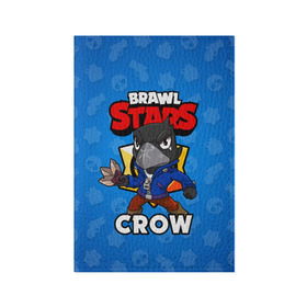 Обложка для паспорта матовая кожа с принтом BRAWL STARS CROW в городе Новоалтайск, натуральная матовая кожа | размер 19,3 х 13,7 см; прозрачные пластиковые крепления | Тематика изображения на принте: brawl stars | brawl stars crow | brawler | crow | бравл старз | бравлер | ворон