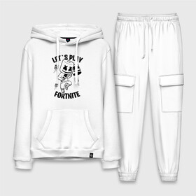 Мужской костюм хлопок с толстовкой FORTNITE x MARSHMELLO: в городе Новоалтайск,  |  | fortnite | fortnite 2 | fortnite x | marshmello | ninja | ninja hyper streamer | ninja streamer | streamer | tyler blevins | маршмелло | ниндзя | фортнайт | фортнайт 2 | фортнайт глава 2