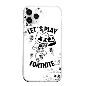 Чехол для iPhone 11 Pro матовый с принтом FORTNITE x MARSHMELLO в городе Новоалтайск, Силикон |  | fortnite | fortnite 2 | fortnite x | marshmello | ninja | ninja hyper streamer | ninja streamer | streamer | tyler blevins | маршмелло | ниндзя | фортнайт | фортнайт 2 | фортнайт глава 2