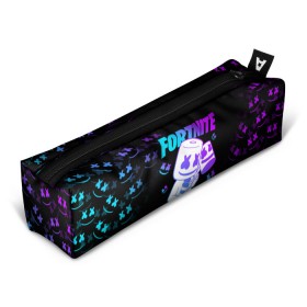 Пенал 3D с принтом FORTNITE x MARSHMELLO в городе Новоалтайск, 100% полиэстер | плотная ткань, застежка на молнии | fortnite | fortnite 2 | fortnite x | marshmello | ninja | ninja hyper streamer | ninja streamer | streamer | tyler blevins | маршмелло | ниндзя | фортнайт | фортнайт 2 | фортнайт глава 2