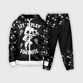 Детский костюм 3D с принтом FORTNITE x MARSHMELLO в городе Новоалтайск,  |  | fortnite | fortnite 2 | fortnite x | marshmello | ninja | ninja hyper streamer | ninja streamer | streamer | tyler blevins | маршмелло | ниндзя | фортнайт | фортнайт 2 | фортнайт глава 2