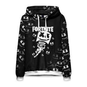 Мужская толстовка 3D с принтом FORTNITE x MARSHMELLO в городе Новоалтайск, 100% полиэстер | двухслойный капюшон со шнурком для регулировки, мягкие манжеты на рукавах и по низу толстовки, спереди карман-кенгуру с мягким внутренним слоем. | fortnite | fortnite 2 | fortnite x | marshmello | ninja | ninja hyper streamer | ninja streamer | streamer | tyler blevins | маршмелло | ниндзя | фортнайт | фортнайт 2 | фортнайт глава 2