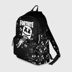 Рюкзак 3D с принтом FORTNITE x MARSHMELLO в городе Новоалтайск, 100% полиэстер | лямки с регулируемой длиной, сверху петелька, чтобы рюкзак можно было повесить на вешалку. Основное отделение закрывается на молнию, как и внешний карман. Внутри два дополнительных кармана, один из которых закрывается на молнию. По бокам два дополнительных кармашка | fortnite | fortnite 2 | fortnite x | marshmello | ninja | ninja hyper streamer | ninja streamer | streamer | tyler blevins | маршмелло | ниндзя | фортнайт | фортнайт 2 | фортнайт глава 2