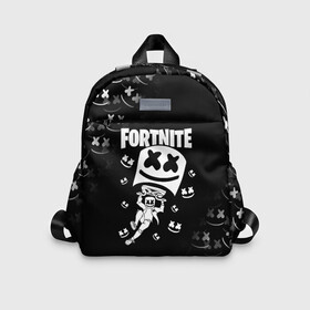 Детский рюкзак 3D с принтом FORTNITE x MARSHMELLO в городе Новоалтайск, 100% полиэстер | лямки с регулируемой длиной, сверху петелька, чтобы рюкзак можно было повесить на вешалку. Основное отделение закрывается на молнию, как и внешний карман. Внутри дополнительный карман. По бокам два дополнительных кармашка | fortnite | fortnite 2 | fortnite x | marshmello | ninja | ninja hyper streamer | ninja streamer | streamer | tyler blevins | маршмелло | ниндзя | фортнайт | фортнайт 2 | фортнайт глава 2