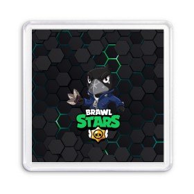 Магнит 55*55 с принтом Crow (Brawl Stars) в городе Новоалтайск, Пластик | Размер: 65*65 мм; Размер печати: 55*55 мм | brawl stars | crow | game | leon | бравл | бравл стар | бравл старс | ворон | ворона | детская | детям | игра | компьютерная игра | кров | леон | персонаж | развлечение