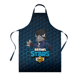 Фартук 3D с принтом Crow (Brawl Stars) в городе Новоалтайск, 100% полиэстер | общий размер — 65 х 85 см, ширина нагрудника — 26 см, горловина — 53 см, длина завязок — 54 см, общий обхват в поясе — 173 см. Принт на завязках и на горловине наносится с двух сторон, на основной части фартука — только с внешней стороны | brawl stars | crow | game | leon | бравл | бравл стар | бравл старс | ворон | ворона | детская | детям | игра | компьютерная игра | кров | леон | персонаж | развлечение