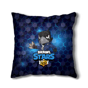 Подушка 3D с принтом Crow (Brawl Stars) в городе Новоалтайск, наволочка – 100% полиэстер, наполнитель – холлофайбер (легкий наполнитель, не вызывает аллергию). | состоит из подушки и наволочки. Наволочка на молнии, легко снимается для стирки | brawl stars | crow | game | leon | бравл | бравл стар | бравл старс | ворон | ворона | детская | детям | игра | компьютерная игра | кров | леон | персонаж | развлечение