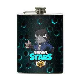 Фляга с принтом Crow (Brawl Stars) в городе Новоалтайск, металлический корпус | емкость 0,22 л, размер 125 х 94 мм. Виниловая наклейка запечатывается полностью | Тематика изображения на принте: brawl stars | crow | game | leon | бравл | бравл стар | бравл старс | ворон | ворона | детская | детям | игра | компьютерная игра | кров | леон | персонаж | развлечение