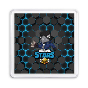 Магнит 55*55 с принтом Crow (Brawl Stars) в городе Новоалтайск, Пластик | Размер: 65*65 мм; Размер печати: 55*55 мм | brawl stars | crow | game | leon | бравл | бравл стар | бравл старс | ворон | ворона | детская | детям | игра | компьютерная игра | кров | леон | персонаж | развлечение
