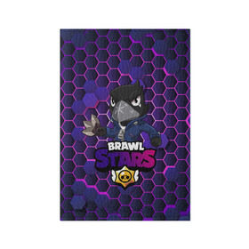 Обложка для паспорта матовая кожа с принтом Crow (Brawl Stars) в городе Новоалтайск, натуральная матовая кожа | размер 19,3 х 13,7 см; прозрачные пластиковые крепления | brawl stars | crow | game | leon | бравл | бравл стар | бравл старс | ворон | ворона | детская | детям | игра | компьютерная игра | кров | леон | персонаж | развлечение