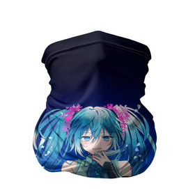 Бандана-труба 3D с принтом Hatsune Miku в городе Новоалтайск, 100% полиэстер, ткань с особыми свойствами — Activecool | плотность 150‒180 г/м2; хорошо тянется, но сохраняет форму | Тематика изображения на принте: anime | aquamarin | aquamarine | everlasting | hatsune | j pop | miku | projectdiva | singer | summer | vocaloid | аквамарин | аниме | вокалоид | мику | певица | хацуне | хацунэ