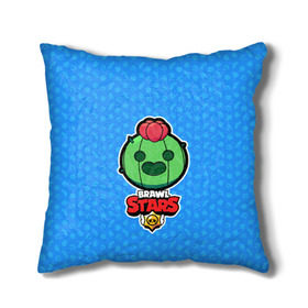 Подушка 3D с принтом Brawl Stars. Spike в городе Новоалтайск, наволочка – 100% полиэстер, наполнитель – холлофайбер (легкий наполнитель, не вызывает аллергию). | состоит из подушки и наволочки. Наволочка на молнии, легко снимается для стирки | bo | brawl | brock | bull | colt | dynamike | elprimo | jessie | moba | nita | shelly | spike | stars | бо | брок | булл | джесси | динамайк | кольт | нита | спайк | шелли | эльпримо
