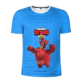 Мужская футболка 3D спортивная с принтом Brawl Stars. Nita в городе Новоалтайск, 100% полиэстер с улучшенными характеристиками | приталенный силуэт, круглая горловина, широкие плечи, сужается к линии бедра | Тематика изображения на принте: bo | brawl | brock | bull | colt | dynamike | elprimo | jessie | moba | nita | shelly | spike | stars | бо | брок | булл | джесси | динамайк | кольт | нита | спайк | шелли | эльпримо