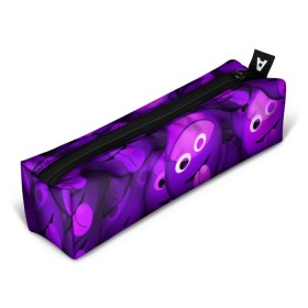 Пенал 3D с принтом НЕОНОВЫЕ СМАЙЛЫ в городе Новоалтайск, 100% полиэстер | плотная ткань, застежка на молнии | Тематика изображения на принте: emoji | настроение | позитив | смайлики | смайлы | стикеры | текстура смайл | улыбки | фон смайл | эмодзи