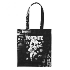 Сумка 3D повседневная с принтом FORTNITE MARSHMELLO в городе Новоалтайск, 100% полиэстер | Плотность: 200 г/м2; Размер: 34×35 см; Высота лямок: 30 см | fnchap2 | fortnite | fortnite 2 | fortnite x | marshmello | ninja | ninja hyper streamer | ninja streamer | streamer | tyler blevins | маршмелло | ниндзя | фортнайт | фортнайт 2 | фортнайт глава 2