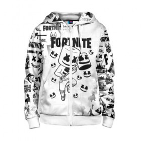 Детская толстовка 3D на молнии с принтом FORTNITE MARSHMELLO в городе Новоалтайск, 100% полиэстер |  манжеты и пояс оформлены широкой мягкой резинкой, двухслойный капюшон со шнурком для регулировки, спереди карманы и застежка-молния
 | fnchap2 | fortnite | fortnite 2 | fortnite x | marshmello | ninja | ninja hyper streamer | ninja streamer | streamer | tyler blevins | маршмелло | ниндзя | фортнайт | фортнайт 2 | фортнайт глава 2