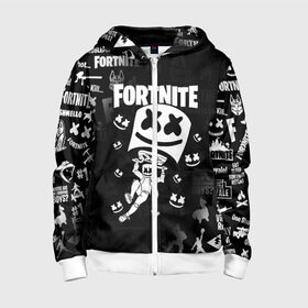 Детская толстовка 3D на молнии с принтом FORTNITE MARSHMELLO в городе Новоалтайск, 100% полиэстер |  манжеты и пояс оформлены широкой мягкой резинкой, двухслойный капюшон со шнурком для регулировки, спереди карманы и застежка-молния
 | fnchap2 | fortnite | fortnite 2 | fortnite x | marshmello | ninja | ninja hyper streamer | ninja streamer | streamer | tyler blevins | маршмелло | ниндзя | фортнайт | фортнайт 2 | фортнайт глава 2