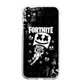 Чехол для iPhone XS Max матовый с принтом FORTNITE MARSHMELLO в городе Новоалтайск, Силикон | Область печати: задняя сторона чехла, без боковых панелей | fnchap2 | fortnite | fortnite 2 | fortnite x | marshmello | ninja | ninja hyper streamer | ninja streamer | streamer | tyler blevins | маршмелло | ниндзя | фортнайт | фортнайт 2 | фортнайт глава 2