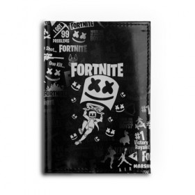 Обложка для автодокументов с принтом FORTNITE MARSHMELLO в городе Новоалтайск, натуральная кожа |  размер 19,9*13 см; внутри 4 больших “конверта” для документов и один маленький отдел — туда идеально встанут права | Тематика изображения на принте: fnchap2 | fortnite | fortnite 2 | fortnite x | marshmello | ninja | ninja hyper streamer | ninja streamer | streamer | tyler blevins | маршмелло | ниндзя | фортнайт | фортнайт 2 | фортнайт глава 2