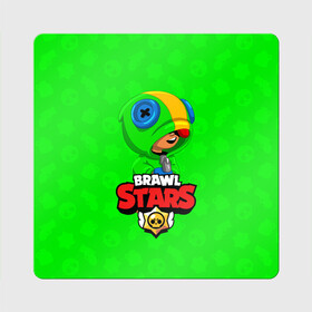 Магнит виниловый Квадрат с принтом BRAWL STARS LEON | ЛЕОН в городе Новоалтайск, полимерный материал с магнитным слоем | размер 9*9 см, закругленные углы | brawl stars | bull | colt | crow | leon | stars | берли | бо | брок | ворон | джесси | динамайк | дэррил | кольт | леон | мортис | нита | пайпер | пенни | поко | пэм | рикошет | спайк | фрэнк | шелли | эль примо