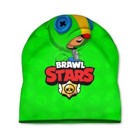 Шапка 3D с принтом BRAWL STARS LEON в городе Новоалтайск, 100% полиэстер | универсальный размер, печать по всей поверхности изделия | brawl stars | bull | colt | crow | leon | stars | берли | бо | брок | ворон | джесси | динамайк | дэррил | кольт | леон | мортис | нита | пайпер | пенни | поко | пэм | рикошет | спайк | фрэнк | шелли | эль примо