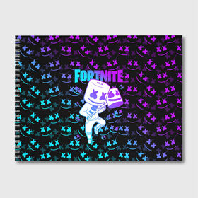 Альбом для рисования с принтом FORTNITE MARSHMELLO в городе Новоалтайск, 100% бумага
 | матовая бумага, плотность 200 мг. | fnchap2 | fortnite | fortnite 2 | fortnite x | marshmello | ninja | ninja hyper streamer | ninja streamer | streamer | tyler blevins | маршмелло | ниндзя | фортнайт | фортнайт 2 | фортнайт глава 2