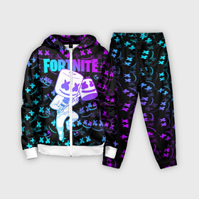 Детский костюм 3D с принтом FORTNITE MARSHMELLO NEON | ФОРТНАЙТ в городе Новоалтайск,  |  | fnchap2 | fortnite | fortnite 2 | fortnite x | marshmello | ninja | ninja hyper streamer | ninja streamer | streamer | tyler blevins | маршмелло | ниндзя | фортнайт | фортнайт 2 | фортнайт глава 2