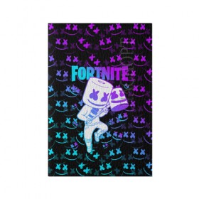 Обложка для паспорта матовая кожа с принтом FORTNITE MARSHMELLO в городе Новоалтайск, натуральная матовая кожа | размер 19,3 х 13,7 см; прозрачные пластиковые крепления | fnchap2 | fortnite | fortnite 2 | fortnite x | marshmello | ninja | ninja hyper streamer | ninja streamer | streamer | tyler blevins | маршмелло | ниндзя | фортнайт | фортнайт 2 | фортнайт глава 2