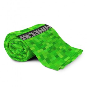 Плед 3D с принтом MINECRAFT в городе Новоалтайск, 100% полиэстер | закругленные углы, все края обработаны. Ткань не мнется и не растягивается | game | minecraft | блоки | игра | квадраты | компьютерная игра | крипер | майнкрафт