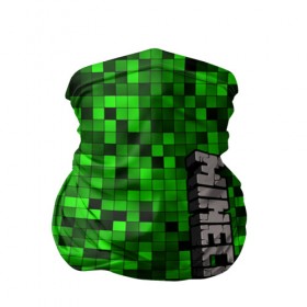 Бандана-труба 3D с принтом MINECRAFT в городе Новоалтайск, 100% полиэстер, ткань с особыми свойствами — Activecool | плотность 150‒180 г/м2; хорошо тянется, но сохраняет форму | game | minecraft | блоки | игра | квадраты | компьютерная игра | крипер | майнкрафт