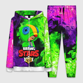 Женский костюм 3D с принтом BRAWL STARS LEON | ЛЕОН ОГОНЬ в городе Новоалтайск,  |  | 8 bit | 8 бит | bibi | brawl stars | crow | el brown | leon | leon shark | max | mr.p | sally leon | shark | stars | virus | werewolf | акула | биби | вирус | ворон | леон | оборотень | пингвин