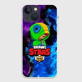 Чехол для iPhone 13 mini с принтом BRAWL STARS LEON | ЛЕОН в городе Новоалтайск,  |  | brawl stars | bull | colt | crow | leon | stars | берли | бо | брок | ворон | джесси | динамайк | дэррил | кольт | леон | мортис | нита | пайпер | пенни | поко | пэм | рикошет | спайк | фрэнк | шелли | эль примо
