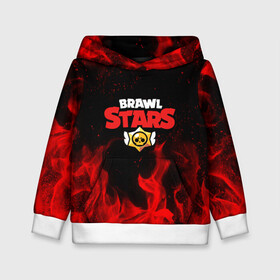 Детская толстовка 3D с принтом BRAWL STARS в городе Новоалтайск, 100% полиэстер | двухслойный капюшон со шнурком для регулировки, мягкие манжеты на рукавах и по низу толстовки, спереди карман-кенгуру с мягким внутренним слоем | Тематика изображения на принте: brawl stars | bull | colt | crow | leon | stars | берли | бо | брок | ворон | джесси | динамайк | дэррил | кольт | леон | мортис | нита | пайпер | пенни | поко | пэм | рикошет | спайк | фрэнк | шелли | эль примо