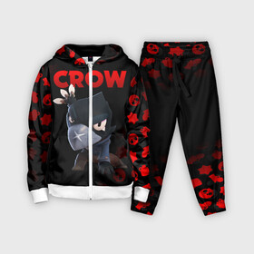 Детский костюм 3D с принтом BRAWL STARS CROW в городе Новоалтайск,  |  | brawl stars | bull | colt | crow | leon | stars | берли | бо | брок | ворон | джесси | динамайк | дэррил | кольт | леон | мортис | нита | пайпер | пенни | поко | пэм | рикошет | спайк | фрэнк | шелли | эль примо