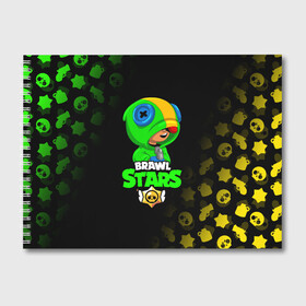 Альбом для рисования с принтом BRAWL STARS LEON в городе Новоалтайск, 100% бумага
 | матовая бумага, плотность 200 мг. | Тематика изображения на принте: brawl stars | bull | colt | crow | leon | stars | берли | бо | брок | ворон | джесси | динамайк | дэррил | кольт | леон | мортис | нита | пайпер | пенни | поко | пэм | рикошет | спайк | фрэнк | шелли | эль примо