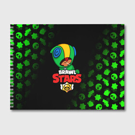 Альбом для рисования с принтом BRAWL STARS LEON в городе Новоалтайск, 100% бумага
 | матовая бумага, плотность 200 мг. | Тематика изображения на принте: brawl stars | bull | colt | crow | leon | stars | берли | бо | брок | ворон | джесси | динамайк | дэррил | кольт | леон | мортис | нита | пайпер | пенни | поко | пэм | рикошет | спайк | фрэнк | шелли | эль примо