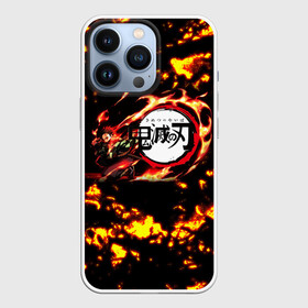 Чехол для iPhone 13 Pro с принтом Kimetsu no Yaiba желтое пламя в городе Новоалтайск,  |  | Тематика изображения на принте: demons | kimetsu | knife | yaiba | демонов | демоны | клинок | рассекающий