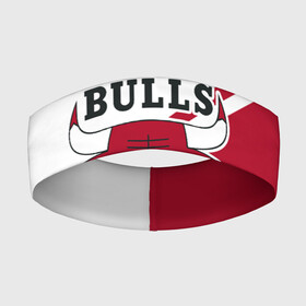 Повязка на голову 3D с принтом Chicago Bulls Red White в городе Новоалтайск,  |  | bulls | chicago | chicago bulls | nba | баскетбол | буллз | нба | чикаго | чикаго буллз