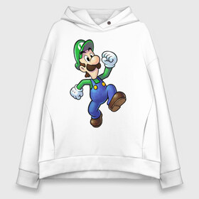 Женское худи Oversize хлопок с принтом Luigis Mansion в городе Новоалтайск, френч-терри — 70% хлопок, 30% полиэстер. Мягкий теплый начес внутри —100% хлопок | боковые карманы, эластичные манжеты и нижняя кромка, капюшон на магнитной кнопке | game | luigis mansion | mario | nintendo | видеоигра | игра | луиджи | марио | привидение | призрак