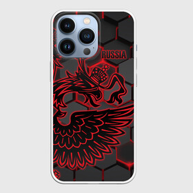 Чехол для iPhone 13 Pro с принтом RUSSIA Lifestyle в городе Новоалтайск,  |  | aesthetic | collection | fashion | hybrid | original | pro | review | russia | sports | герб | орнамент | россия | рф | спорт | униформа | форма