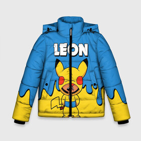 Зимняя куртка для мальчиков 3D с принтом Brawl Stars Leon Pikachu в городе Новоалтайск, ткань верха — 100% полиэстер; подклад — 100% полиэстер, утеплитель — 100% полиэстер | длина ниже бедра, удлиненная спинка, воротник стойка и отстегивающийся капюшон. Есть боковые карманы с листочкой на кнопках, утяжки по низу изделия и внутренний карман на молнии. 

Предусмотрены светоотражающий принт на спинке, радужный светоотражающий элемент на пуллере молнии и на резинке для утяжки | brawl stars | brawl stars crow | brawl stars crow phoenix | brawl stars leon | brawl stars leon shark | brawl stars robot spike | brawl stars spike | бравл старс