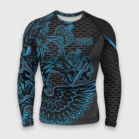 Мужской рашгард 3D с принтом RUSSIA Lifestyle в городе Новоалтайск,  |  | aesthetic | collection | fashion | hybrid | original | pro | review | russia | sports | герб | орнамент | россия | рф | спорт | униформа | форма