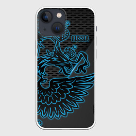 Чехол для iPhone 13 mini с принтом RUSSIA Lifestyle в городе Новоалтайск,  |  | aesthetic | collection | fashion | hybrid | original | pro | review | russia | sports | герб | орнамент | россия | рф | спорт | униформа | форма
