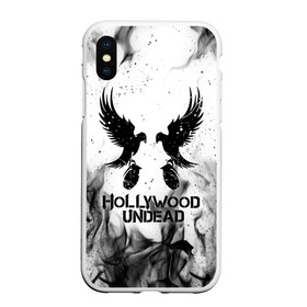 Чехол для iPhone XS Max матовый с принтом HOLLYWOOD UNDEAD в городе Новоалтайск, Силикон | Область печати: задняя сторона чехла, без боковых панелей | deuce | hollywood undead | hu | j dog | shady jeff | голливуд | голливудская нежить | даниэль мурильо | джордан террелл | джордж артур рейган | дилан альварес | мэттью сент клер | нежить